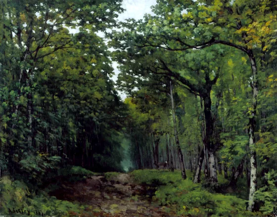 Allée de châtaigniers près de La Celle Saint-Cloud