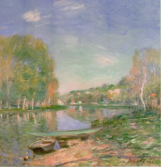 Banks of the Loing River, Morning