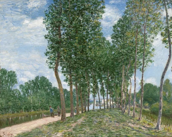 Bord du Loing à Moret