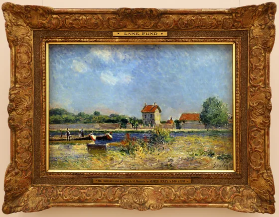Bords du Canal du Loing à Saint-Mammès