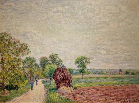 Campagne proche de Moret