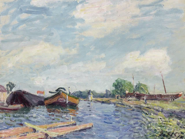 Canal del Loing en Saint-Mammès