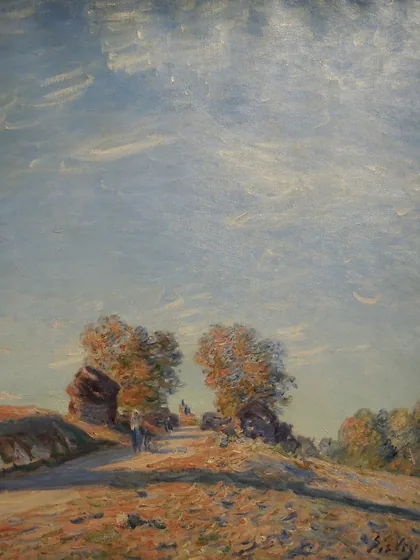 Chemin montant au soleil