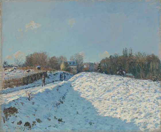 Effet de neige à Louveciennes