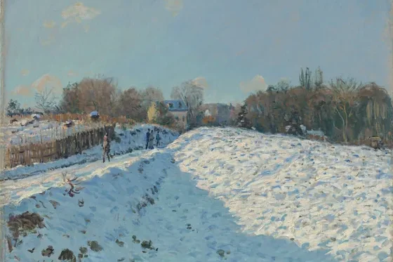 Effet de neige à Louveciennes
