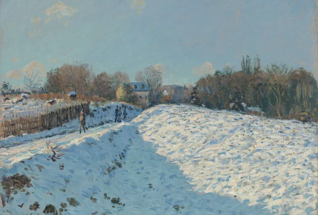 Efecto de nieve en Louveciennes