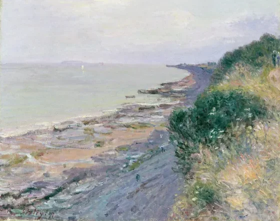 Falaises à Pernath, soir, marée basse