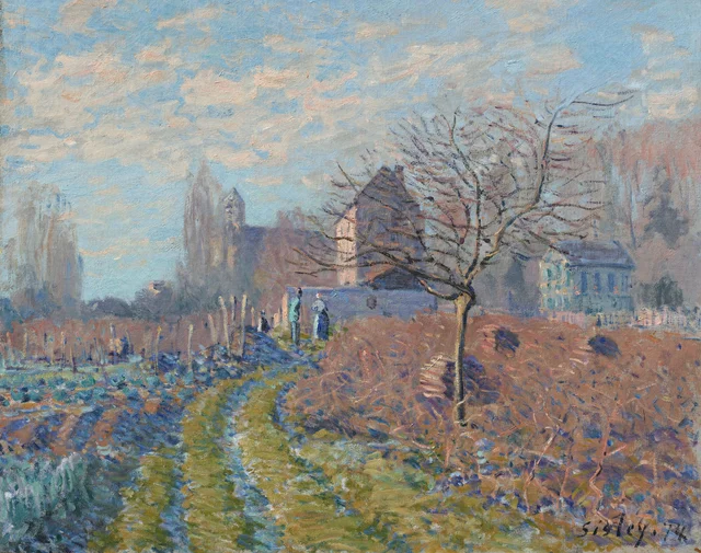 Escarcha, veranillo de San Martín, Alfred Sisley