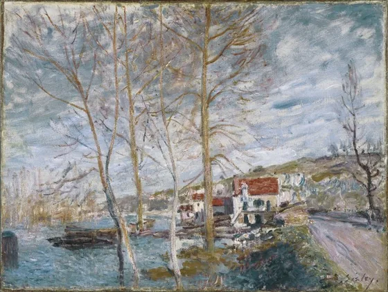 Inondation à Moret