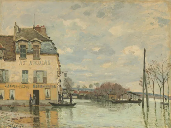 Inondation à Port-Marly