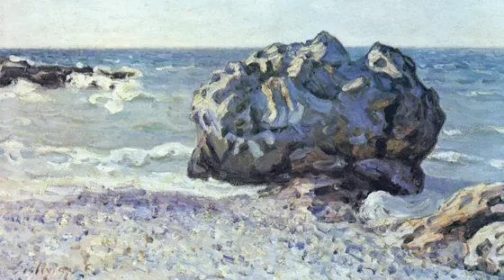 La Baie de Langland, Storr's Rock, Matin