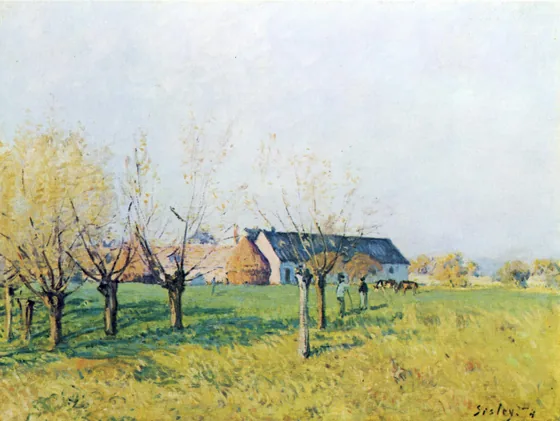 La Ferme du Trou d'Enfer, matinée d'automne
