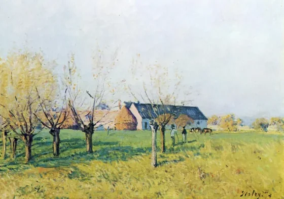 La Ferme du Trou d'Enfer, matinée d'automne