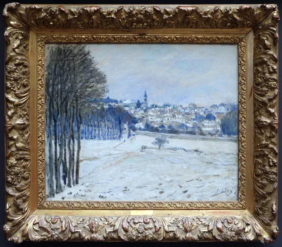 La Neige à Marly-le-Roi