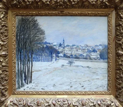 La Neige à Marly-le-Roi