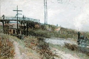 La Passerelle du Chemin de Fer à Sèvres