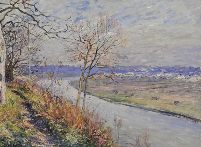 La llanura de Champagne desde lo alto de Roches-Courtaut