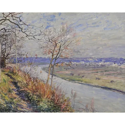 La plaine de Champagne du haut des Roches-Courtaut