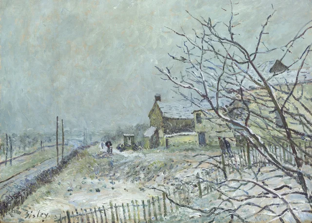 ヴヌー＝ナドンの初雪（1878年1月）