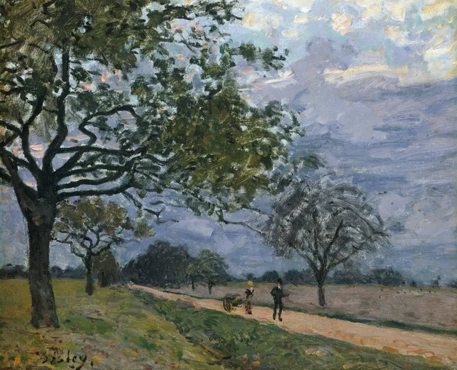 La carretera de Versalles a Louveciennes