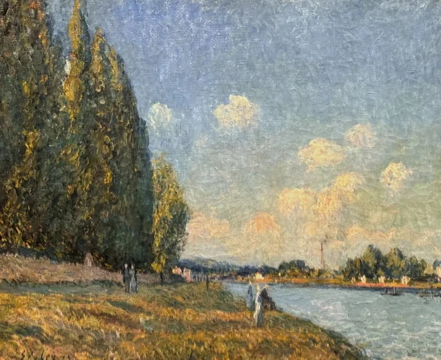 El Sena en Billancourt, Alfred Sisley