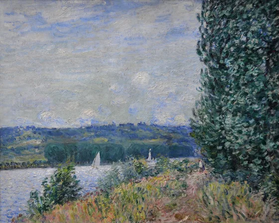 La Seine à la Bouille, coup de vent