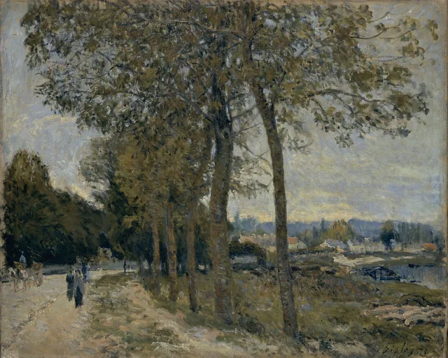 El Sena en Port-Marly, Alfred Sisley