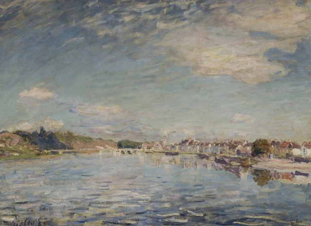 El Sena en Saint-Mammès, Alfred Sisley