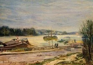 La Seine près de Saint-Cloud, Grosses eaux
