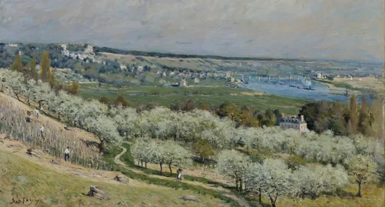 La Terrasse de Saint-Germain, printemps