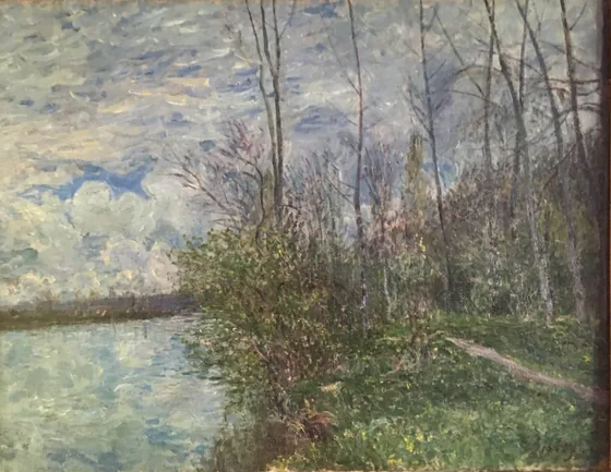 Le Chemin des Petits-Prés à By. Temps d'orage
