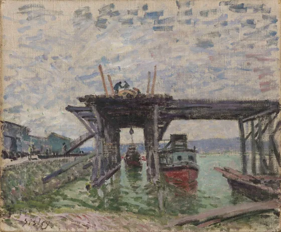 Le garage des bateaux-mouches