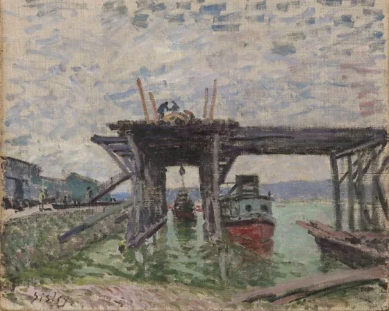 Le garage des bateaux-mouches