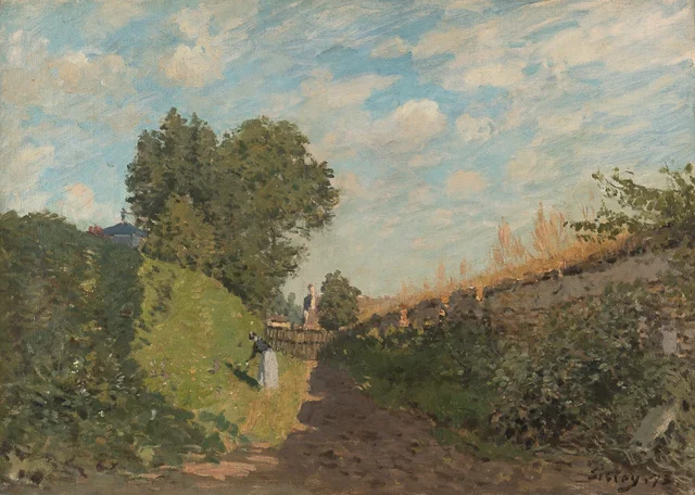El jardín, Alfred Sisley
