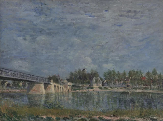 El puente en Saint-Mammès, Alfred Sisley