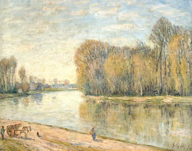 As margens do Loing (D882), Alfred Sisley
