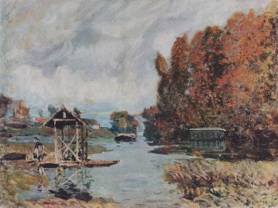 Les Lavandières à Bougival