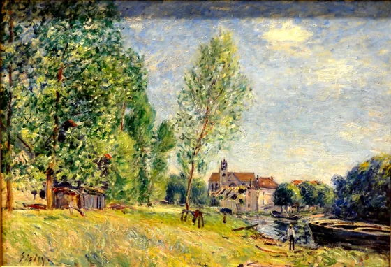 Moret, le chantier naval à Matrat