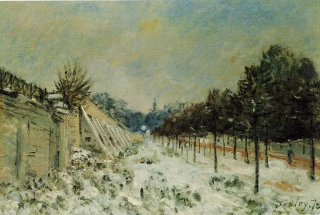 マルリー＝ル＝ロワの雪