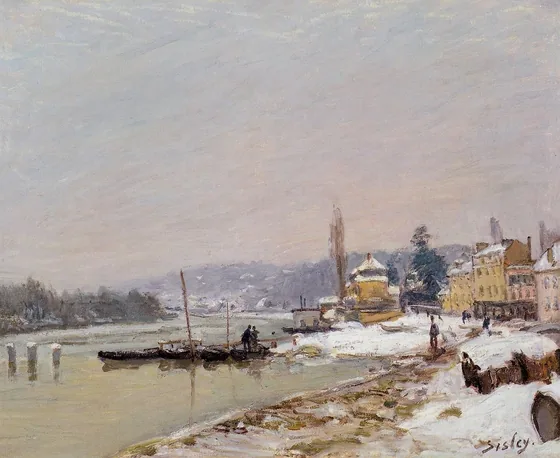 Port-Marly sous la neige