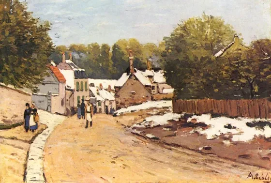 Premières Neiges à Louveciennes