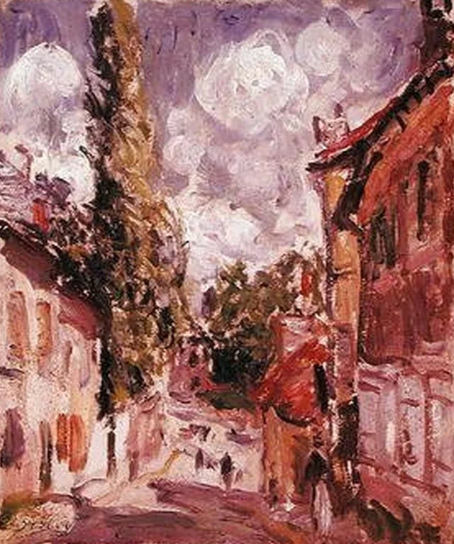 Calle en un pueblo