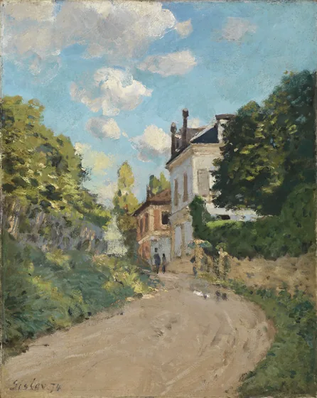 Rue de Montbuisson à Louveciennes
