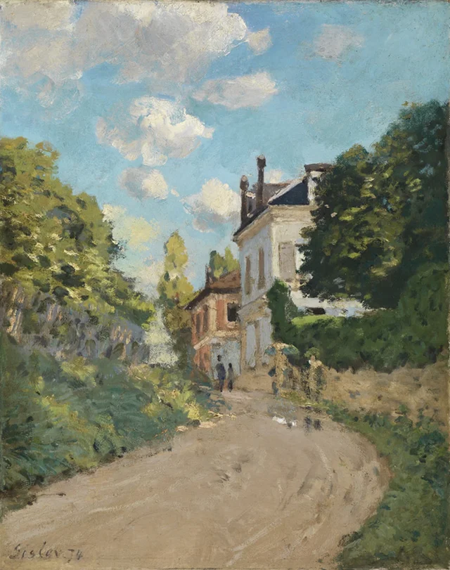 Rue de Montbuisson en Louveciennes