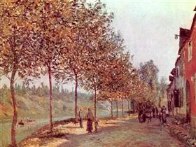 Saint-Mammès et les coteaux de la Celle, matin de juin