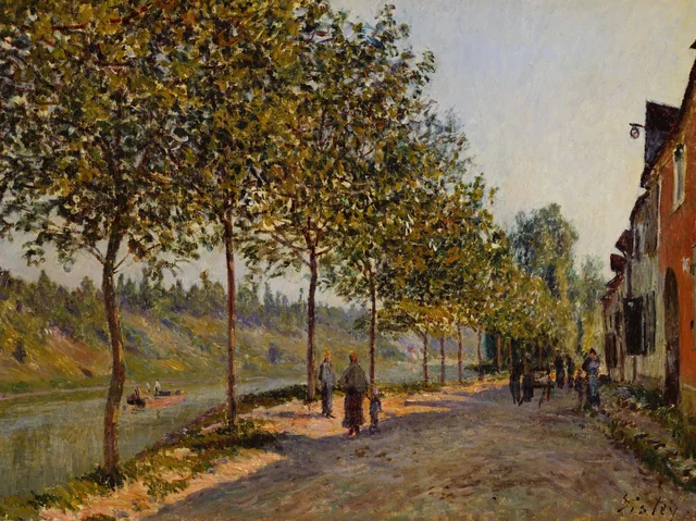 Saint-Mammès y las colinas de La Celle, mañana de junio