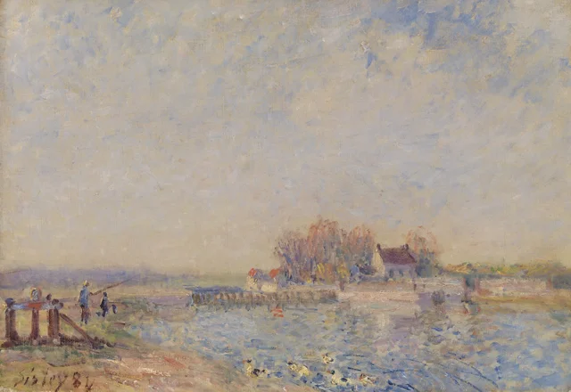 Saint-Mammès, canal do Loing, Alfred Sisley