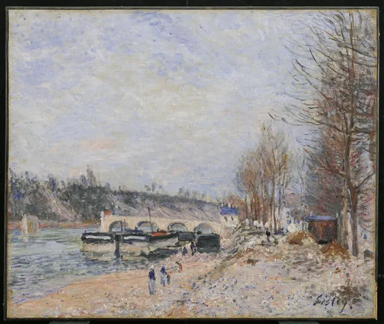 Saint-Mammès, temps gris
