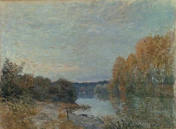 Soleil couchant à l’automne