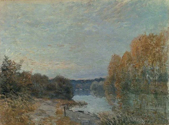 Puesta de sol en otoño